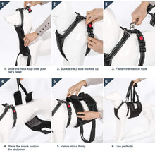 Load image into Gallery viewer, Size L Support Harness Set Adjustable Chest Sling Strap for Elderly Disable Dog