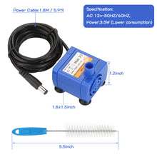 Load image into Gallery viewer, Ownpets Brush Cleaning&Water Pump Kit for Pet Drinking Dispenser Cat And Dog Water Fountain AC 12v~50HZ/60HZ Suitable for Onwpets Catit Drinkwell