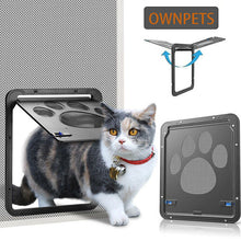 Load image into Gallery viewer, Pet Dog Cat Small Screen Locking Flap Door Magnetic Automatic Slide Protector