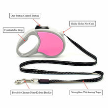 Load image into Gallery viewer, Blue 16ft Automatic Retractable Dog Cat Leashes Pet Collar Walking Lead Rope Outdoor