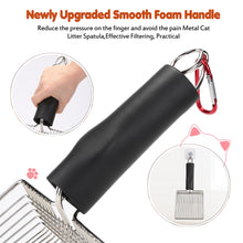 Load image into Gallery viewer, Metal Cat Litter Scoop Sifter Deep Shovel Scooper POO Cleaner Heavy Duty Tool