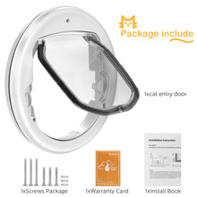 Load image into Gallery viewer, Lightweight Flap Pet Door Cats Small Dogs Anti-Insects Quiet Magnet Locking Gate