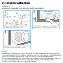 Load image into Gallery viewer, Lightweight Flap Pet Door Cats Small Dogs Anti-Insects Quiet Magnet Locking Gate