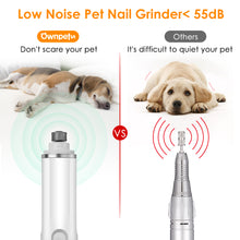 Load image into Gallery viewer, OWNPETS Pet Nail Grinder Trimmer Dog Cat Rechargeable Electric Clipper Tool Kit