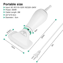 Load image into Gallery viewer, 2 In 1 Pet Hair Dryer Blower Slicker Brush Portable Dog Cat Grooming Low Noise