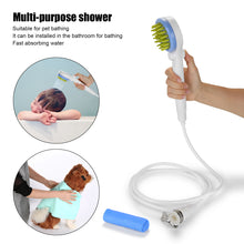 Load image into Gallery viewer, Ownpets Foldable Pet Pool Bathing Set with Massage Shower Sprayer & Towel, Non-Slip Multi-Purpose Kiddie Pool Bathtub