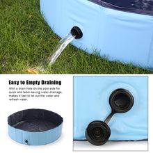 Load image into Gallery viewer, Ownpets Foldable Pet Pool Bathing Set with Massage Shower Sprayer & Towel, Non-Slip Multi-Purpose Kiddie Pool Bathtub