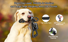 Load image into Gallery viewer, Ownpets Reflective Dog Leash 5ft Hands-Free with Waste Bag Dispenser for Large & Medium Dogs for Running Training Hiking