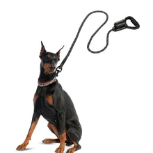 Load image into Gallery viewer, Ownpets Reflective Dog Leash 5ft Hands-Free with Waste Bag Dispenser for Large & Medium Dogs for Running Training Hiking