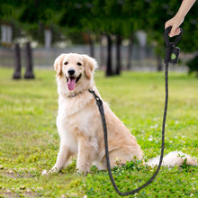 Load image into Gallery viewer, Ownpets Reflective Dog Leash 5ft Hands-Free with Waste Bag Dispenser for Large & Medium Dogs for Running Training Hiking