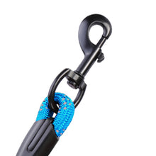 Load image into Gallery viewer, Ownpets Reflective Dog Leash 5ft Hands-Free With Waste Bag Dispenser Blue
