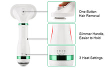 Load image into Gallery viewer, Ownpets 2 in 1 Pet Hair Dryer Portable with Slicker Brush Adjustable Temperature & Fast-Drying Towel for Dogs Cats