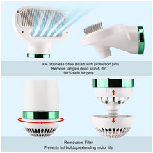 Load image into Gallery viewer, Ownpets 2 in 1 Pet Hair Dryer Portable with Slicker Brush Adjustable Temperature & Fast-Drying Towel for Dogs Cats