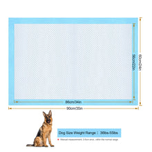 Load image into Gallery viewer, Ownpets Pet Dog Training Pads 30pcs 90x60cm Extra Large 6Layer Underpads Pee Mat