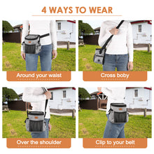 Load image into Gallery viewer, Ownpets Dog Treat Training Pouch Pockets Crossbody Bag Waist Belt or Wear Shoulder Carry
