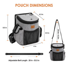 Load image into Gallery viewer, Ownpets Dog Treat Training Pouch Pockets Crossbody Bag Waist Belt or Wear Shoulder Carry