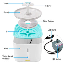 Load image into Gallery viewer, 2.5L Super Quiet Cat Water Fountain Bowl Pet Drinking Dispenser