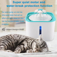 Load image into Gallery viewer, 2.5L Super Quiet Cat Water Fountain Bowl Pet Drinking Dispenser