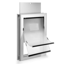 Load image into Gallery viewer, Ownpets Weatherproof Dog Door, Double-Flaps Aluminum Pet Door,Larger Size Outline 20.2”x14.2”/Inner11.6” x 16.8”,With Magnetic Flap And Safety Guard,Strong & Durable Pet Entry Door for Dogs Up to 110lbs