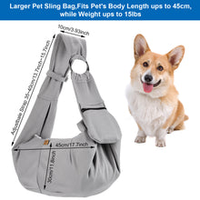 Load image into Gallery viewer, OWNPETS Pet Sling Carrier, Hands Free Reversible Pet Papoose Bag, Fit 8~15lb Cats&Dogs, Comfortable, Adjustable, Perfect for Daily Walk, Outdoor Activity and Weekend Adventure