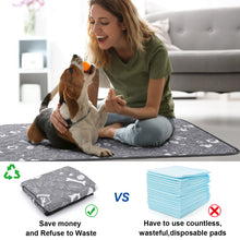 Load image into Gallery viewer, Ownpets Larger 2 Packs Dog Pee Pads, Washable, Reusable and Non-Slip Pee Pads Training Pad for Whelping, Training, Potty and Playpen Mat, 35.5x39.4inch