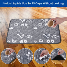 Load image into Gallery viewer, Ownpets Larger 4 Packs Dog Pee Pads, Washable, Reusable and Non-Slip Pee Pads Training Pad for Whelping, Training, Potty and Playpen Mat, 17.8x23.6inch