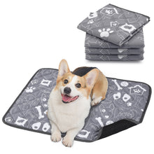 Load image into Gallery viewer, Ownpets Larger 4 Packs Dog Pee Pads, Washable, Reusable and Non-Slip Pee Pads Training Pad for Whelping, Training, Potty and Playpen Mat, 17.8x23.6inch