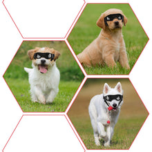 Load image into Gallery viewer, Ownpets Pet Dog Glasses UV Snow Wind Dust Protection Goggles with Adjustable Strap Safety Black, Sunglasses for Small and Medium Dog