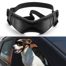 Load image into Gallery viewer, Ownpets Pet Dog Glasses UV Snow Wind Dust Protection Goggles with Adjustable Strap Safety Black, Sunglasses for Small and Medium Dog