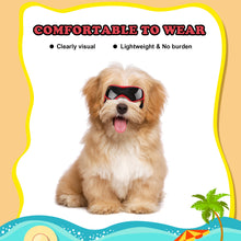Load image into Gallery viewer, Ownpets Googles for Dogs, Pet UV Snow Wind Dust Protection Glasses Adjustable Strap Safety Red, Sunglasses for Small and Medium Dog
