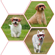 Load image into Gallery viewer, Ownpets Googles for Dogs, Pet UV Snow Wind Dust Protection Glasses Adjustable Strap Safety Red, Sunglasses for Small and Medium Dog