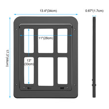 Load image into Gallery viewer, OWNPETS Dog Screen Door, Inside Door Flap 12x14x0.4 Inch, Lockable Pet Magnetic Self-Closing Sturdy Screen Door with Locking Function for Dogs Cats for Existing Screen Door, Window and Porch