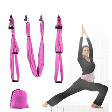 Load image into Gallery viewer, Aerial Yoga Swing Hammock Anti Gravity Fitness Inversion Yoga Trapeze Sling Prop
