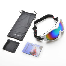 Load image into Gallery viewer, White For Kid Boy Girl Ski Goggles Double Anti Fog Lenses Sun Glasses Eyewear Winter