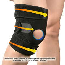 Load image into Gallery viewer, Elastic Knee Brace Fastener Support Guard Kneecap Non-slip Knee pads Gym Sports