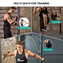 Load image into Gallery viewer, ODOLAND 16PCS Resistance Bands Set for Burning Fat & Muscle Strength