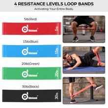 Load image into Gallery viewer, ODOLAND 16PCS Resistance Bands Set for Burning Fat & Muscle Strength