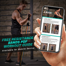 Load image into Gallery viewer, ODOLAND 16PCS Resistance Bands Set for Burning Fat & Muscle Strength