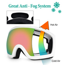 Load image into Gallery viewer, Adult Winter Ski Goggles Double Lens Eyewear Sunglasses
