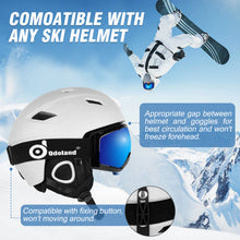 Load image into Gallery viewer, Blue OTG Ski Goggles Double Lens Anti-fog Winter Windproof UV400 Eyewear for Adult