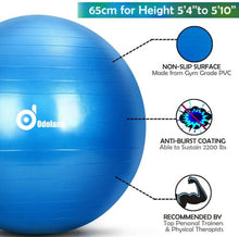 Load image into Gallery viewer, Sports Yoga Ball Foam Roller Resistance Bands Loop Kit Fitness Muscle Training