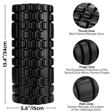 Load image into Gallery viewer, Sports Yoga Ball Foam Roller Resistance Bands Loop Kit Fitness Muscle Training