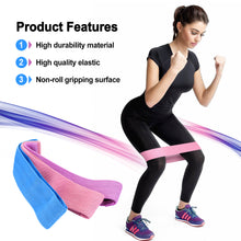 Load image into Gallery viewer, 3pcs Resistance Loop Bands Yoga Pilates Sports Gym Glutes Hip Legs Training Set