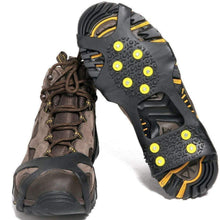 Load image into Gallery viewer, Ice Snow Grips Anti Slip On Over Shoe Boot Studs Crampons Cleats Spikes Grippers