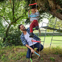 Load image into Gallery viewer, 6 Rungs Swing Climbing Rope Ladder Hang for Kids Children Playground Exercise