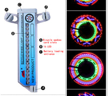 Load image into Gallery viewer, Colorful Rainbow 32 LED Wheel Signal Lights for Cycling Bikes Bicycles Outdoor