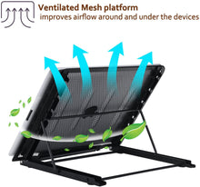 Load image into Gallery viewer, Universal Adjustable Multi-angle Non-slip Stand Holder For iPad Tablet PC