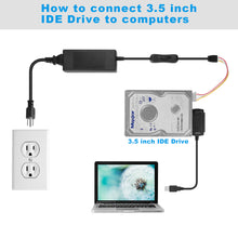 Load image into Gallery viewer, SATA PATA IDE to USB 2.0 Adapter Converter Cable For 2.5" 3.5" Hard Drive Disk