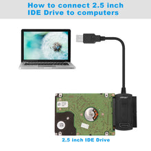 Load image into Gallery viewer, SATA PATA IDE to USB 2.0 Adapter Converter Cable For 2.5" 3.5" Hard Drive Disk