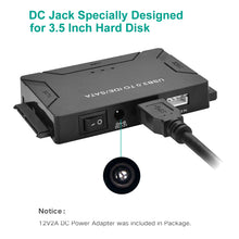 Load image into Gallery viewer, USB 3.0 to 2.5'' 3.5" IDE SATA Converter Adapter External Hard Drive Cable Kits